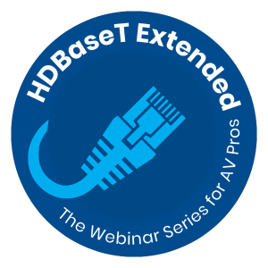 HDBaseT Extended Webinar Header Image